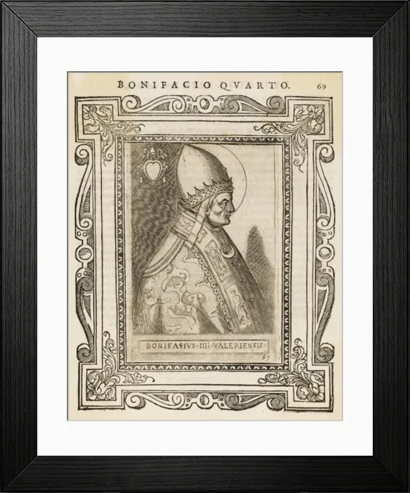 Framed Print : Pope Bonifacius IV Framed Print : Pope Bonifacius IV