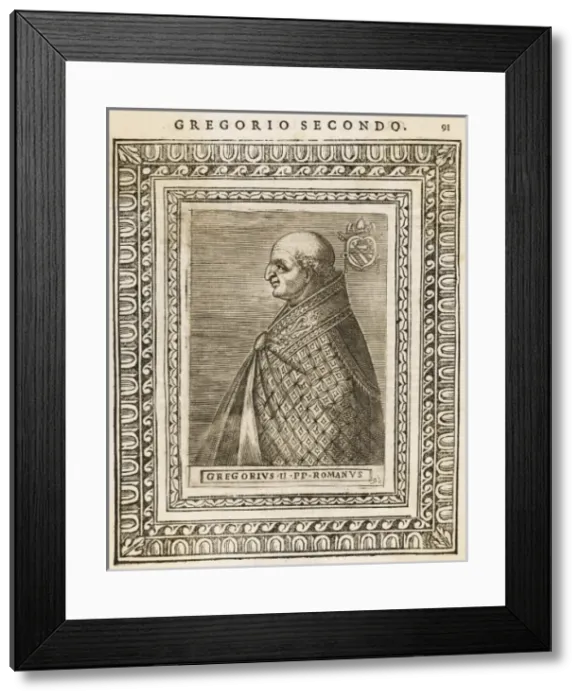 Framed Print : Pope Gregorius II Framed Print : Pope Gregorius II
