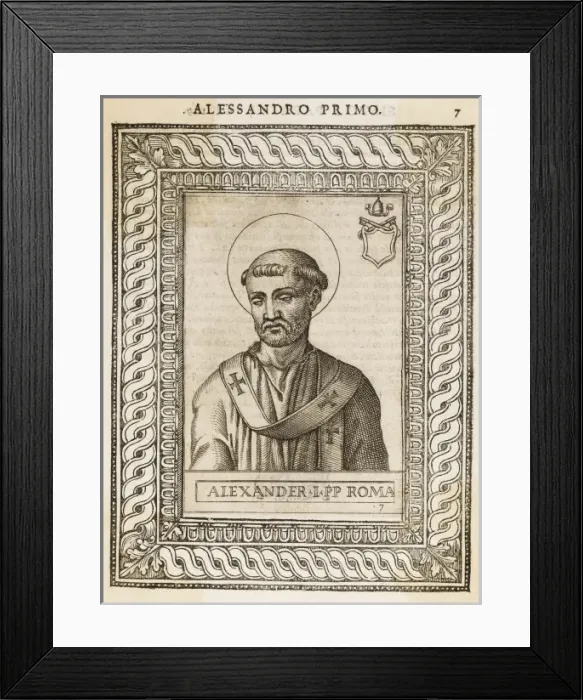 Framed Print : Pope Alexander I Framed Print : Pope Alexander I
