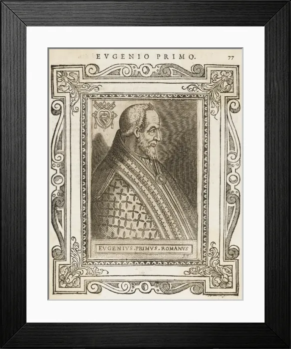 Framed Print : Pope Eugenius I Framed Print : Pope Eugenius I