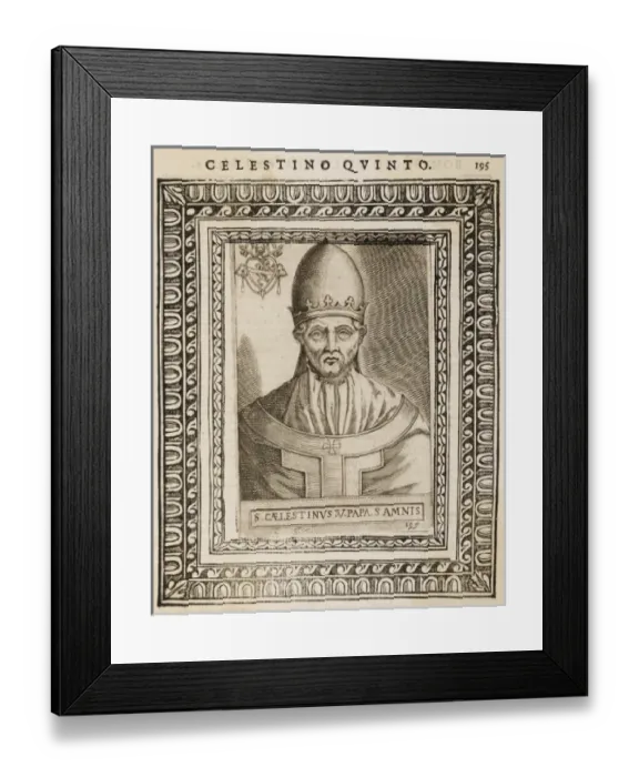 Framed Print : Pope Caelestinus V Framed Print : Pope Caelestinus V