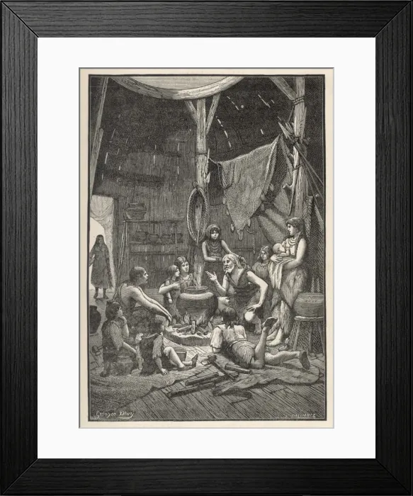 Framed Print : Iron Age Story Telling Framed Print : Iron Age Story Telling