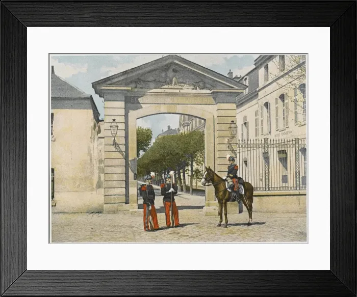 Framed Print : Entrance to Saint-Cyr Framed Print : Entrance to Saint-Cyr