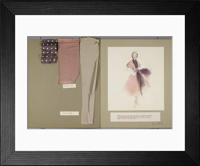 Framed Print : Victor Stiebel / Dress Framed Print : Victor Stiebel / Dress