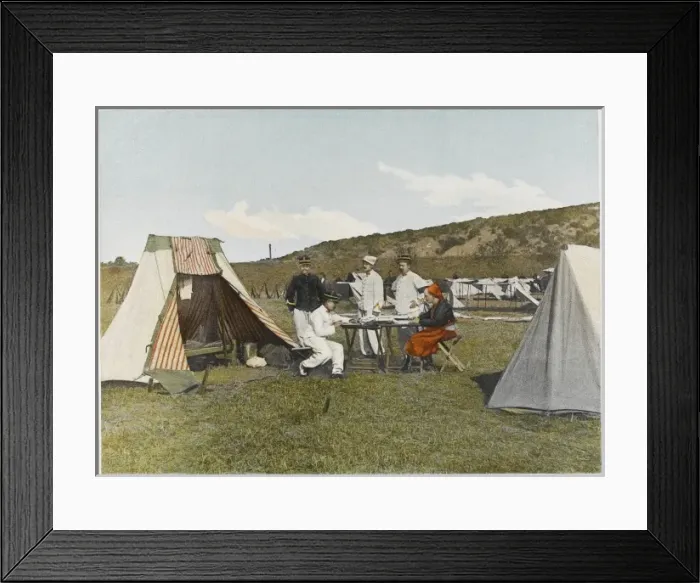 Framed Print : Officer in Africa Framed Print : Officer in Africa