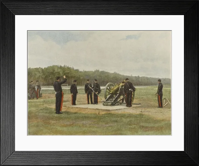 Framed Print : French Field Guns - 1 Framed Print : French Field Guns - 1