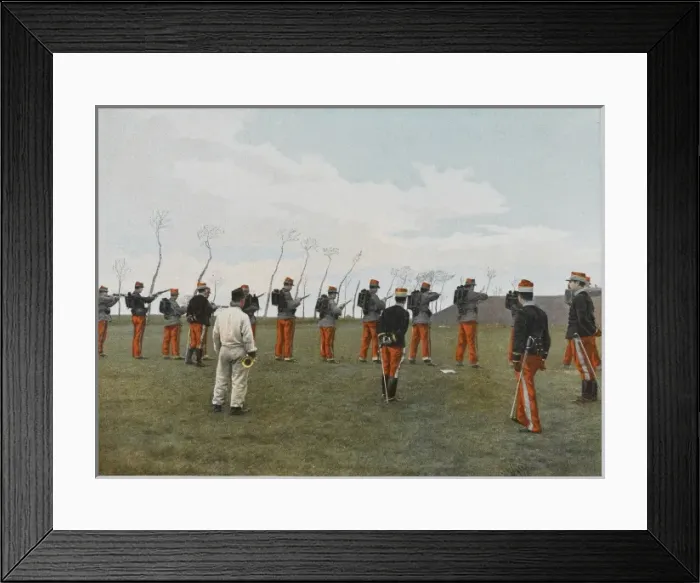Framed Print : French Rifle Practice Framed Print : French Rifle Practice