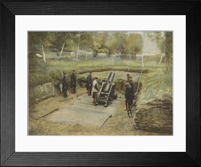 Framed Print : French 220 Mortar Framed Print : French 220 Mortar
