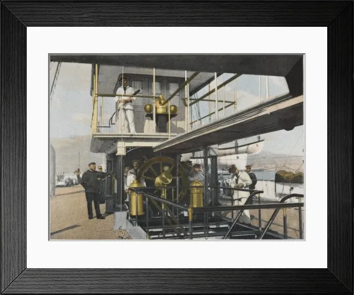 Framed Print : At the Helm Framed Print : At the Helm
