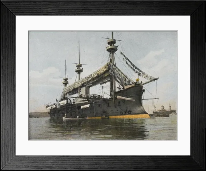 Framed Print : Drying Naval Clothes Framed Print : Drying Naval Clothes