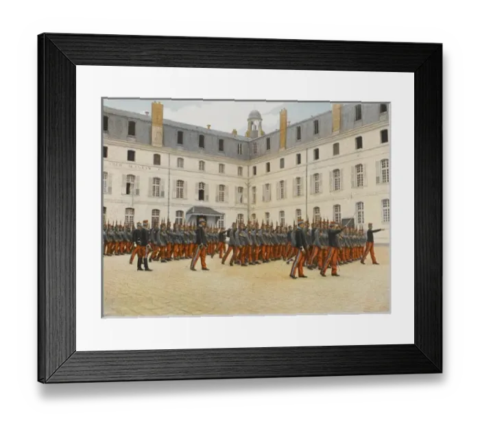 Framed Print : Drill at Saint-Cyr Framed Print : Drill at Saint-Cyr