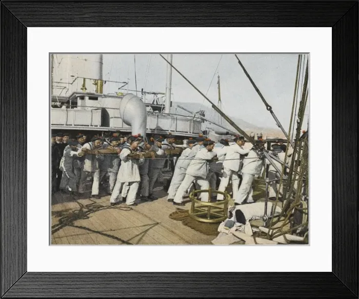 Framed Print : Weighing Anchor Framed Print : Weighing Anchor