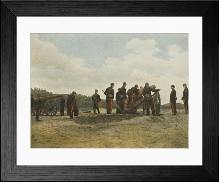 Framed Print : French Field Guns - 2 Framed Print : French Field Guns - 2