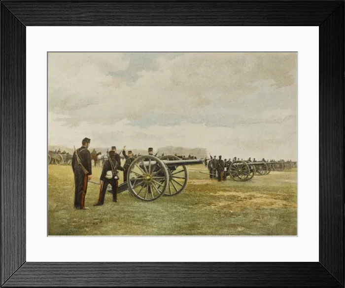 Framed Print : French Field Guns - 6 Framed Print : French Field Guns - 6