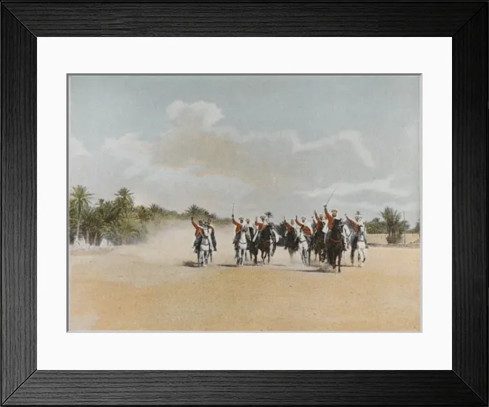 Framed Print : Charging Spahis