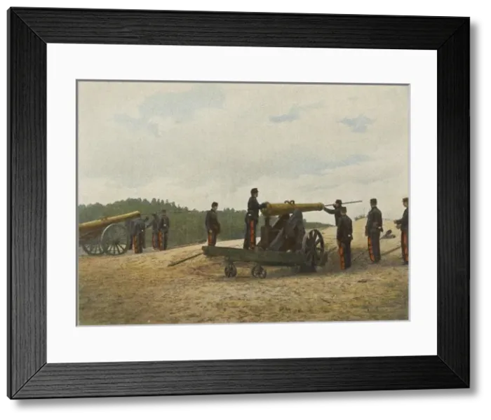 Framed Print : French Field Guns - 4 Framed Print : French Field Guns - 4