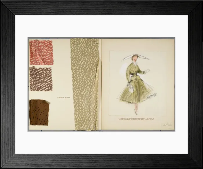 Framed Print : Victor Stiebel / Suit Framed Print : Victor Stiebel / Suit