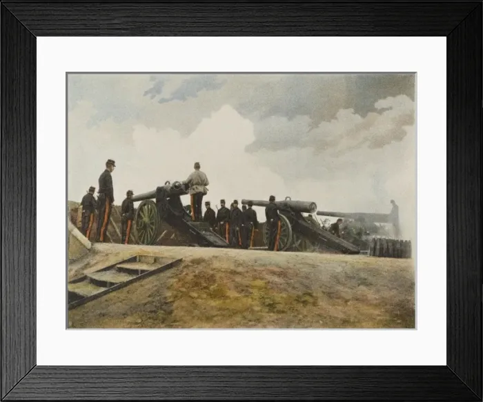 Framed Print : French Field Guns - 5 Framed Print : French Field Guns - 5