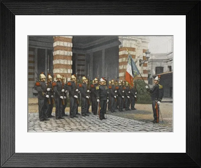Framed Print : Sapeurs Pompiers 1 Framed Print : Sapeurs Pompiers 1