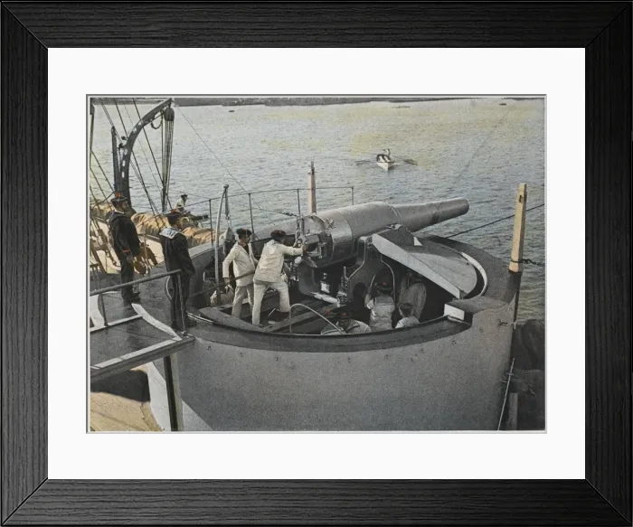 Framed Print : French Naval Gun Framed Print : French Naval Gun