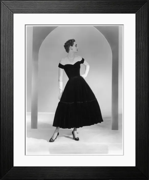 Framed Print : Victor Stiebel Dress Framed Print : Victor Stiebel Dress