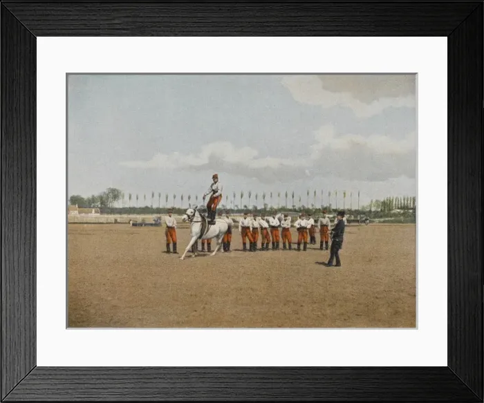 Framed Print : Learning Riding Skills Framed Print : Learning Riding Skills