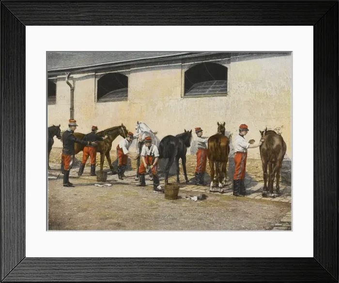 Framed Print : Soldiers & Horses Framed Print : Soldiers & Horses