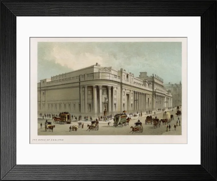 Framed Print : Bank of England / Chromo Framed Print : Bank of England / Chromo
