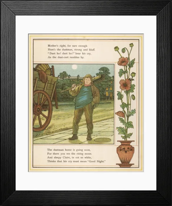 Framed Print : London Dustman (Crane) Framed Print : London Dustman (Crane)