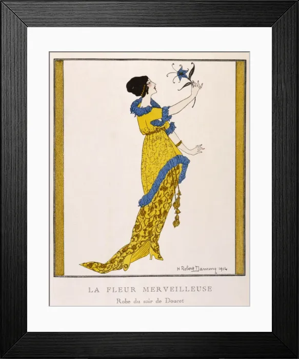 Framed Print : Tunic Dress / Doucet 1914 Framed Print : Tunic Dress / Doucet 1914