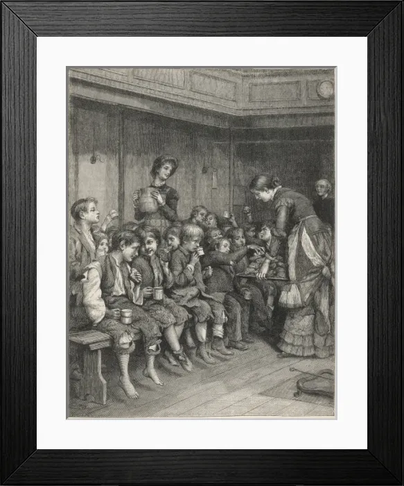 Framed Print : Waifs and Strays Fed Framed Print : Waifs and Strays Fed