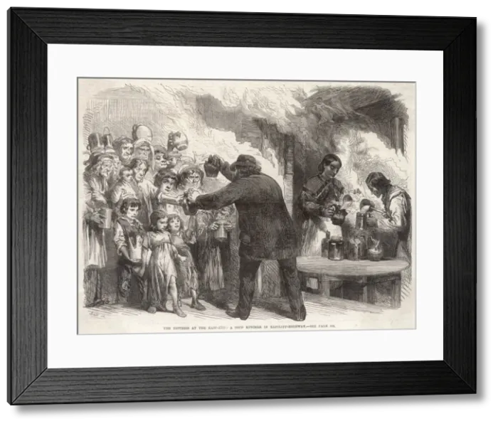 Framed Print : London Soup Kitchen Framed Print : London Soup Kitchen