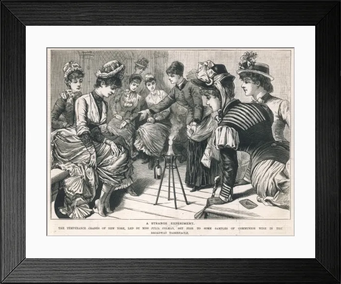 Framed Print : Wine on Fire, 1886 Framed Print : Wine on Fire, 1886
