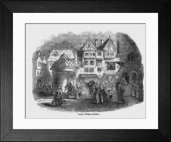 Framed Print : London Water Carriers Framed Print : London Water Carriers