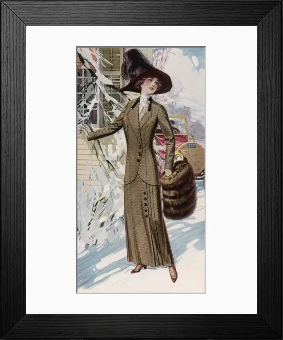 Framed Print : Tailor-Made Circa 1910 Framed Print : Tailor-Made Circa 1910