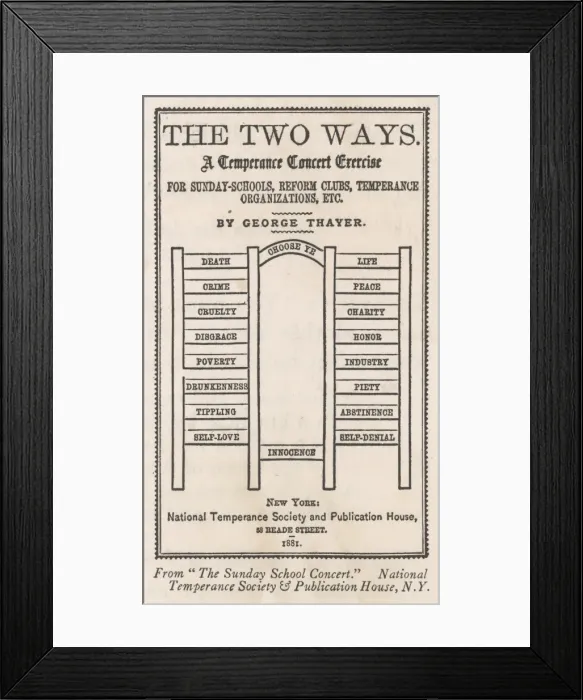 Framed Print : Temperance - Two Ways Framed Print : Temperance - Two Ways