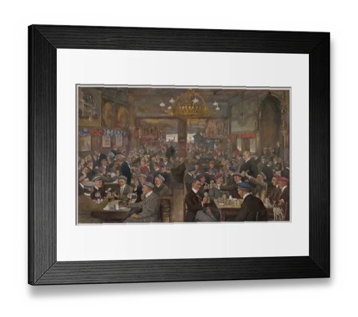 Framed Print : Thuringer Hof Drinking Framed Print : Thuringer Hof Drinking