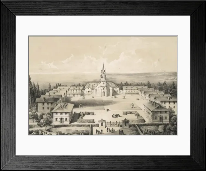 Framed Print : Mettray / General View Framed Print : Mettray / General View