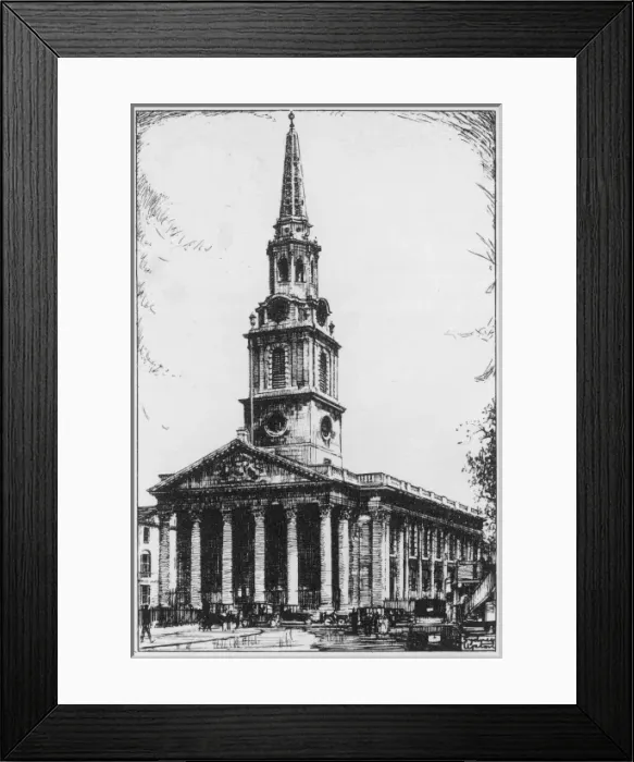 Framed Print : St Martins in Fields Framed Print : St Martins in Fields