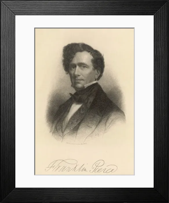 Framed Print : Franklin Pierce 4 Framed Print : Franklin Pierce 4