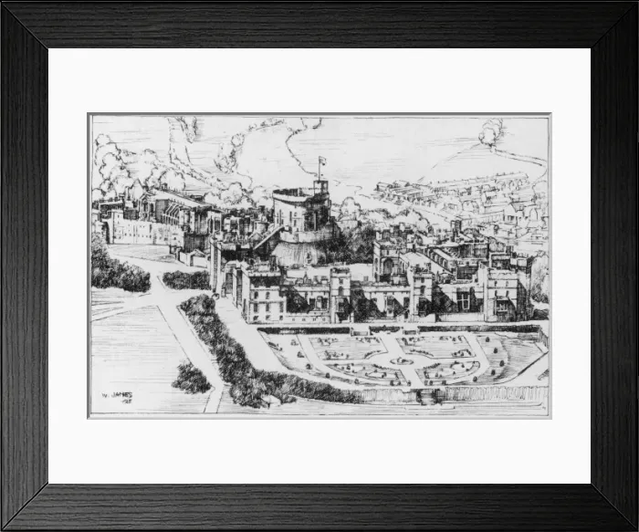Framed Print : Windsor Castle / W James Framed Print : Windsor Castle / W James