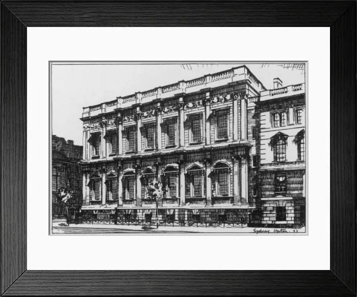Framed Print : Banqueting House 1927 Framed Print : Banqueting House 1927