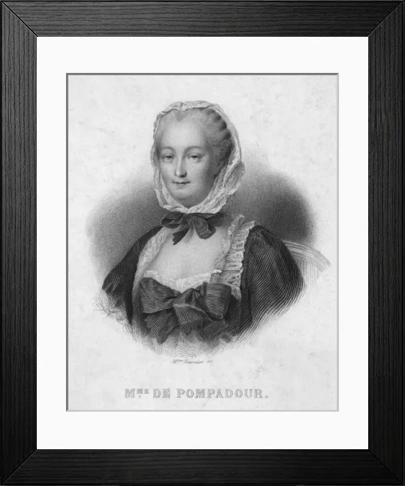 Framed Print : Pompadour Older Framed Print : Pompadour Older