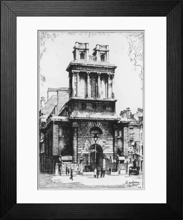Framed Print : St Mary Woolnoth 1927 Framed Print : St Mary Woolnoth 1927