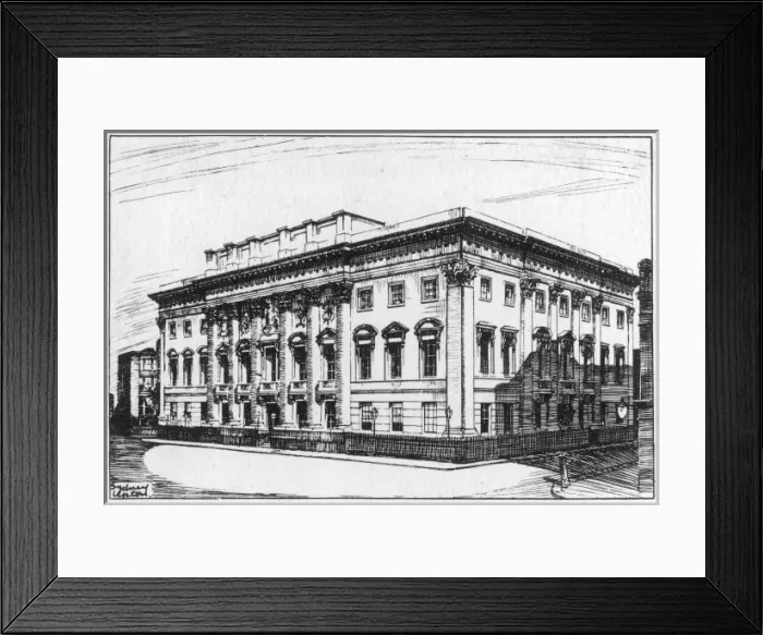 Framed Print : Goldsmiths Hall Framed Print : Goldsmiths Hall