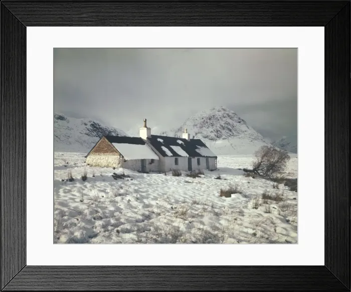 Framed Print : Scottish Cottage Framed Print : Scottish Cottage