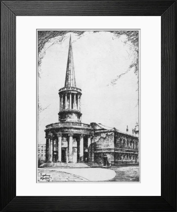Framed Print : All Souls Church / Nash Framed Print : All Souls Church / Nash