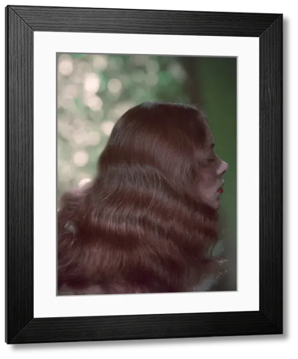 Framed Print : Long Wavy Hair Framed Print : Long Wavy Hair