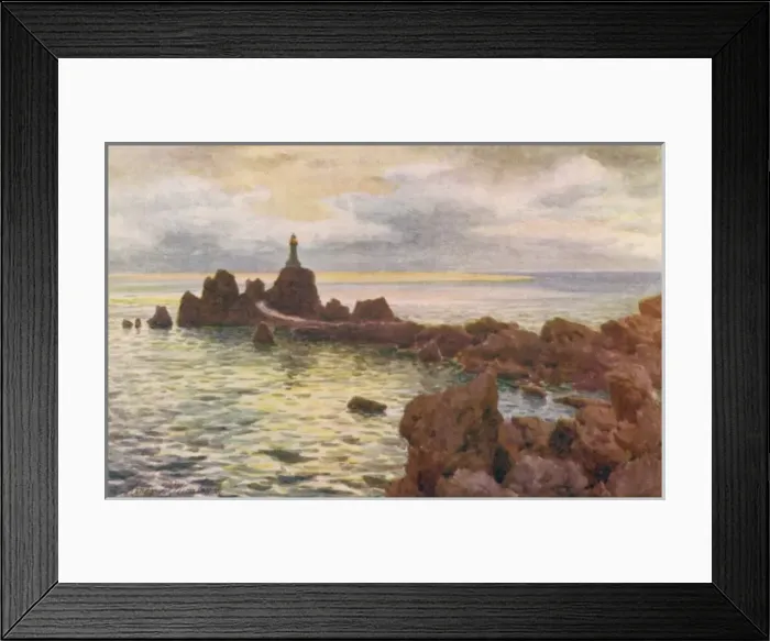 Framed Print : Jersey / Corbiere Lighthse Framed Print : Jersey / Corbiere Lighthse