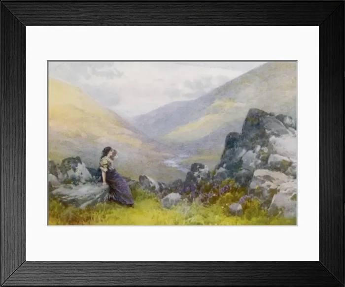 Framed Print : Exmoor / Lornas Bower Framed Print : Exmoor / Lornas Bower